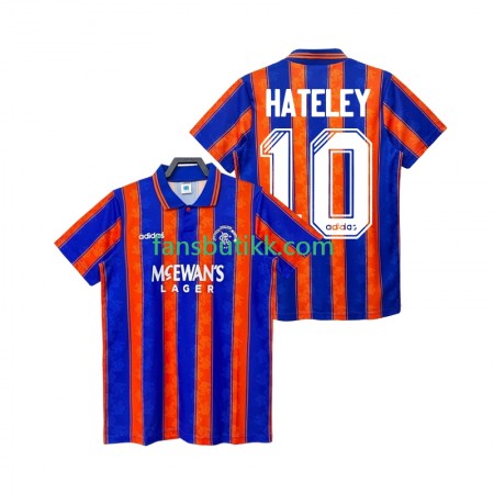 Fotballdrakt Rangers HATELEY 10 1993 Retro Bortetrøye 1994 Kortermet